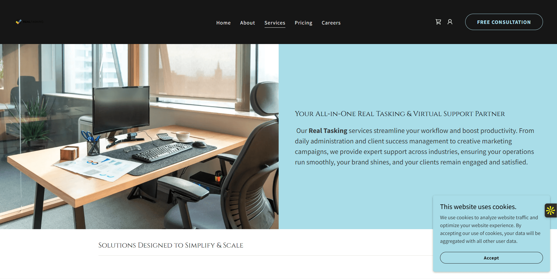 REAL TASKING supporting interface